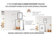 Kids Frames & Wall Mockup Bundle - 6, a Print Template by Yuri-U (Thumbnail 25 of 28)