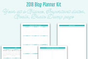 Printable Blog Planner Kit for 2018, a Stationery Template by MOD (Thumbnail 2 of 4)