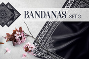 Bandanas Silk Scarf Set 3, a Decorative Illustration by ilonitta (Thumbnail 1 of 5)