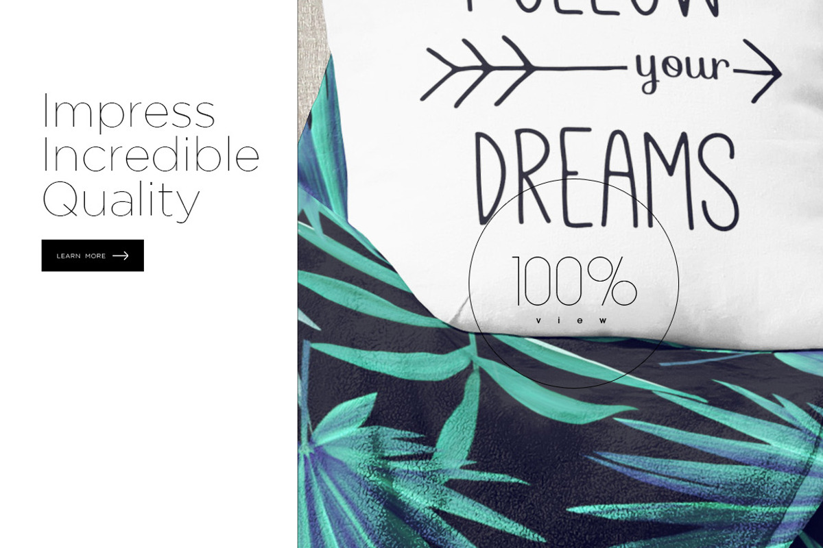 Blanket & Pillow On Chair Mockup, a Product Mockup by Denny's Mock-ups (Photo 7 of 8)
