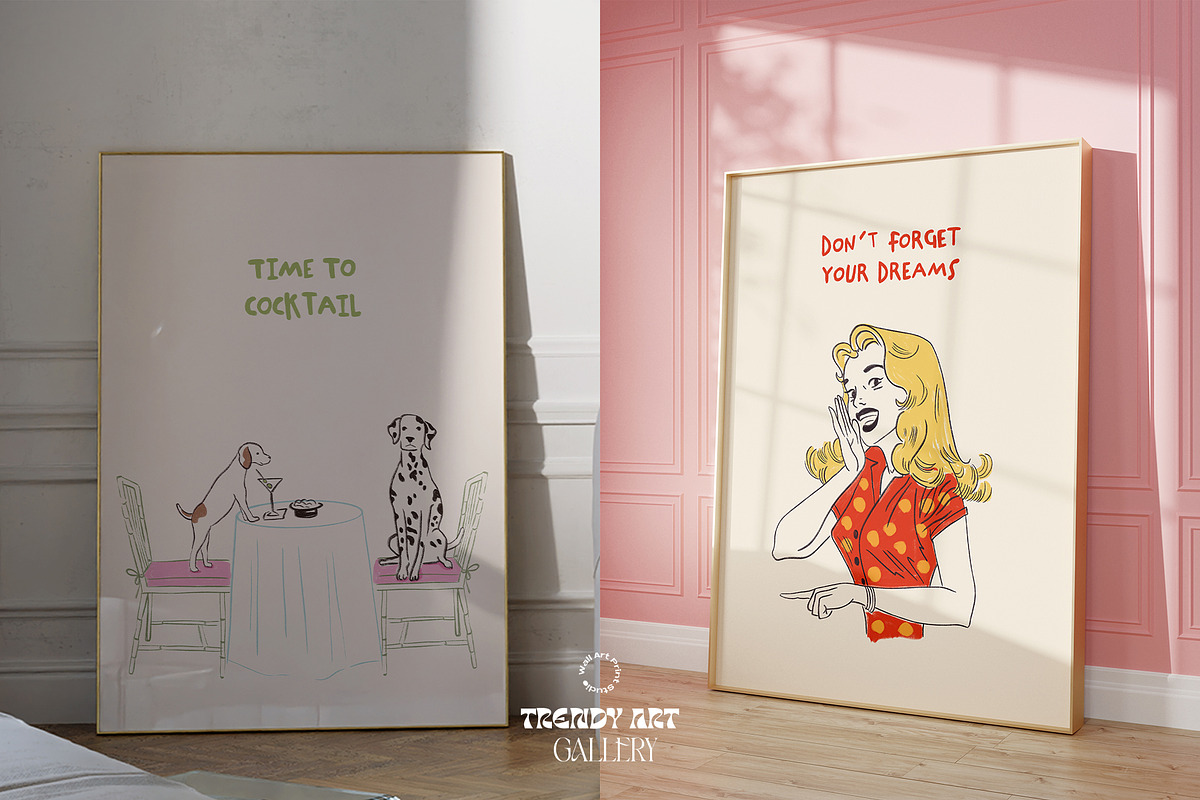 Trendy Art Bundle 2, a Graphic by Wall Art Print Studio (Photo 19 of 37)