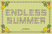 Bamboo - A Fun Tropical Display Font, a Sans Serif Font by Komet & Flicker (Thumbnail 4 of 9)