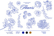 +420 Barbara Vintage Line Art Set, a Decorative Illustration by NassyArt (Thumbnail 21 of 29)