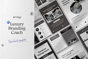 Luxury Workbook Canva Template