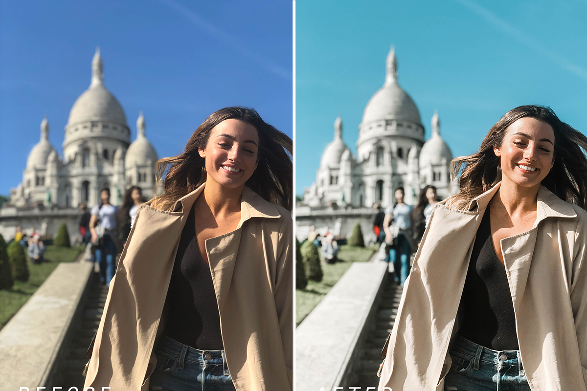 Mobile Lightroom Presets CREAMY POP preview 2
