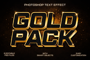 Cinematic Gold Text Effects PSD, a Layer Style Add-On by Sixtysix Labs (Thumbnail 1 of 9)
