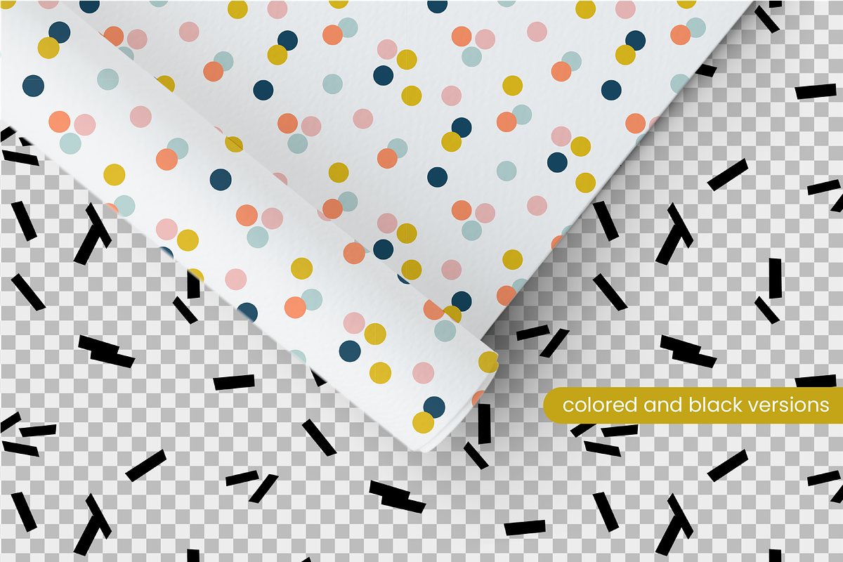 Confetti Festival-Seamless Patterns, a Pattern Graphic by InaCorart (Photo 3 of 7)