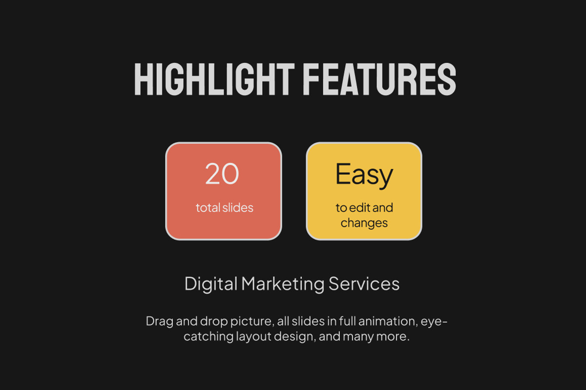 Digital Marketing Services Keynote, a Presentation Template by Loin Studio (Photo 2 of 4)