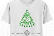 Christmas tree SVG, Holiday Clipart, an Object Graphic by Artisan Craft (Thumbnail 2 of 5)