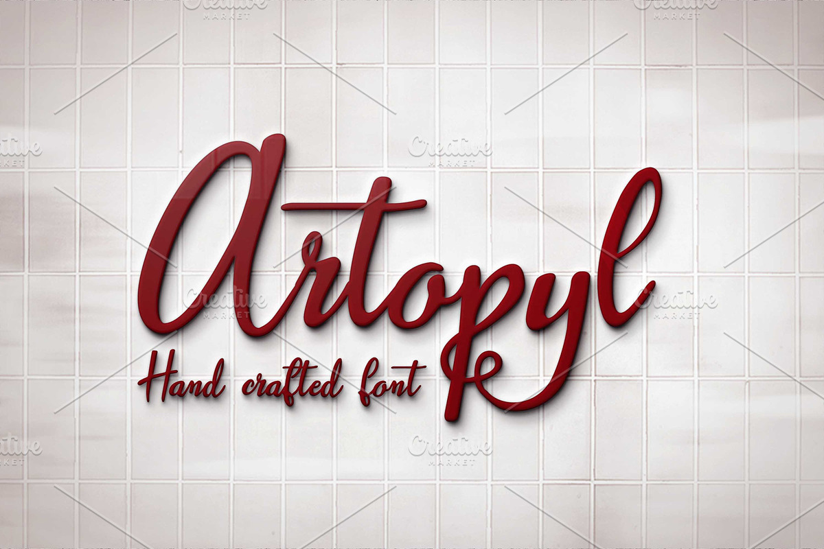 Artopyl, a Script Font by Digital Typeface Studio (Photo 1 of 5)
