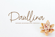 Paullina, a Script Font by pineungtype (Thumbnail 1 of 9)