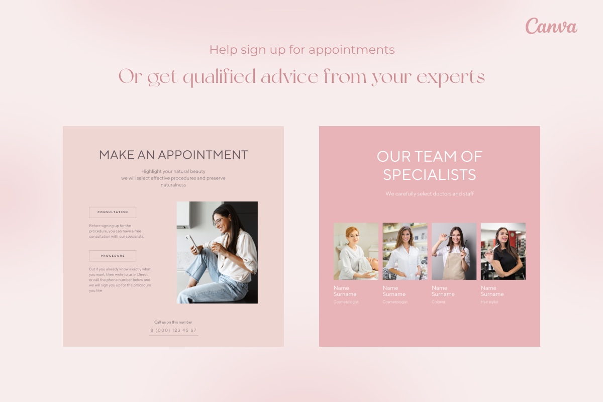 Beauty & coaching Instagram template, a Social Media Template by Make It Yours Lab. (Photo 15 of 20)