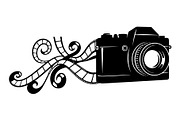 Vintage Camera Film Silhouette, an Object Illustration by yasushie (Thumbnail 28 of 31)