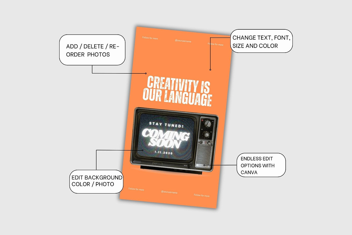 Social Media Manager Content Template preview 7