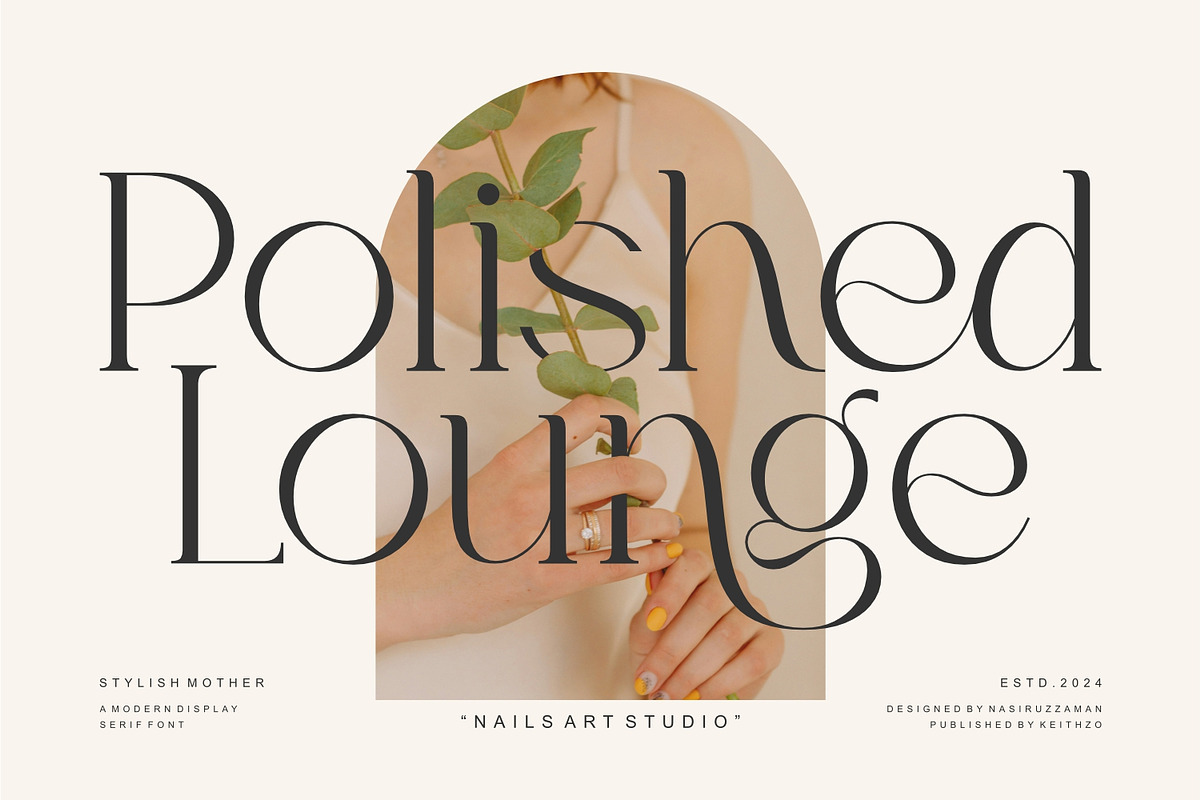 Stylish Mother - Display Serif Font, a Serif Font by Keithzo (Photo 5 of 11)