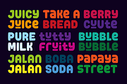 The Avocado Font, a Sans Serif Font by Halfmoon Type (Thumbnail 3 of 9)