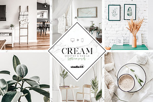 3 white interior lightroom presets