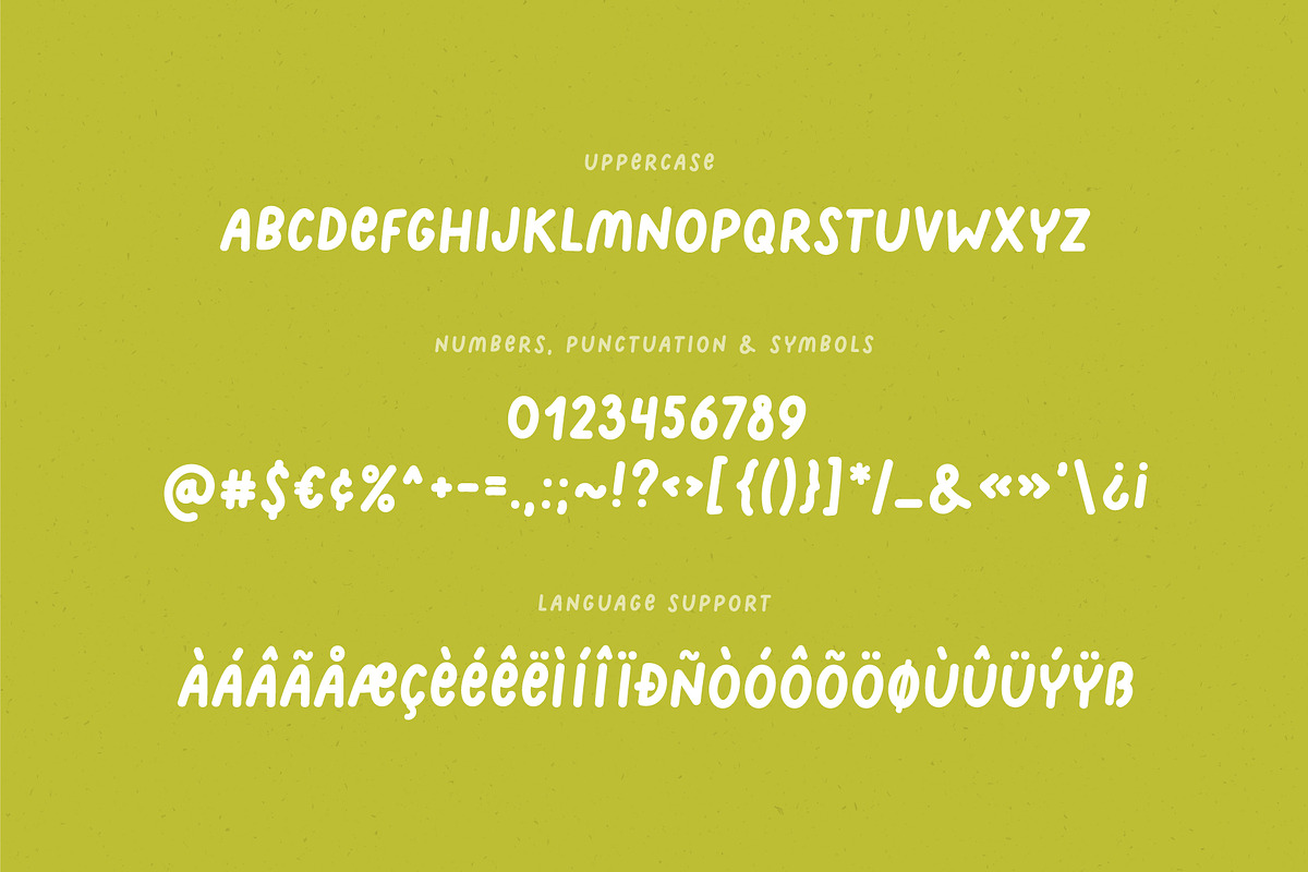 Good Avocado | Handwritten font, a Font by JuliaVolkova (Photo 6 of 7)