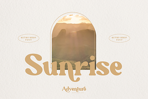 Adventuro Retro Serif Font