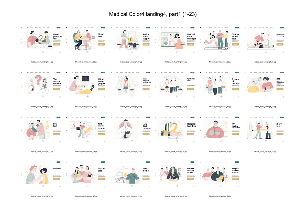 Medical, Part 1, colors 2&4, a Templates & Theme by Grivina's shop (Photo 20 of 21)