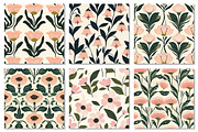 Retro Floral Seamless Pattern, a Texture Graphic by Dream Creation (Thumbnail 5 of 6)
