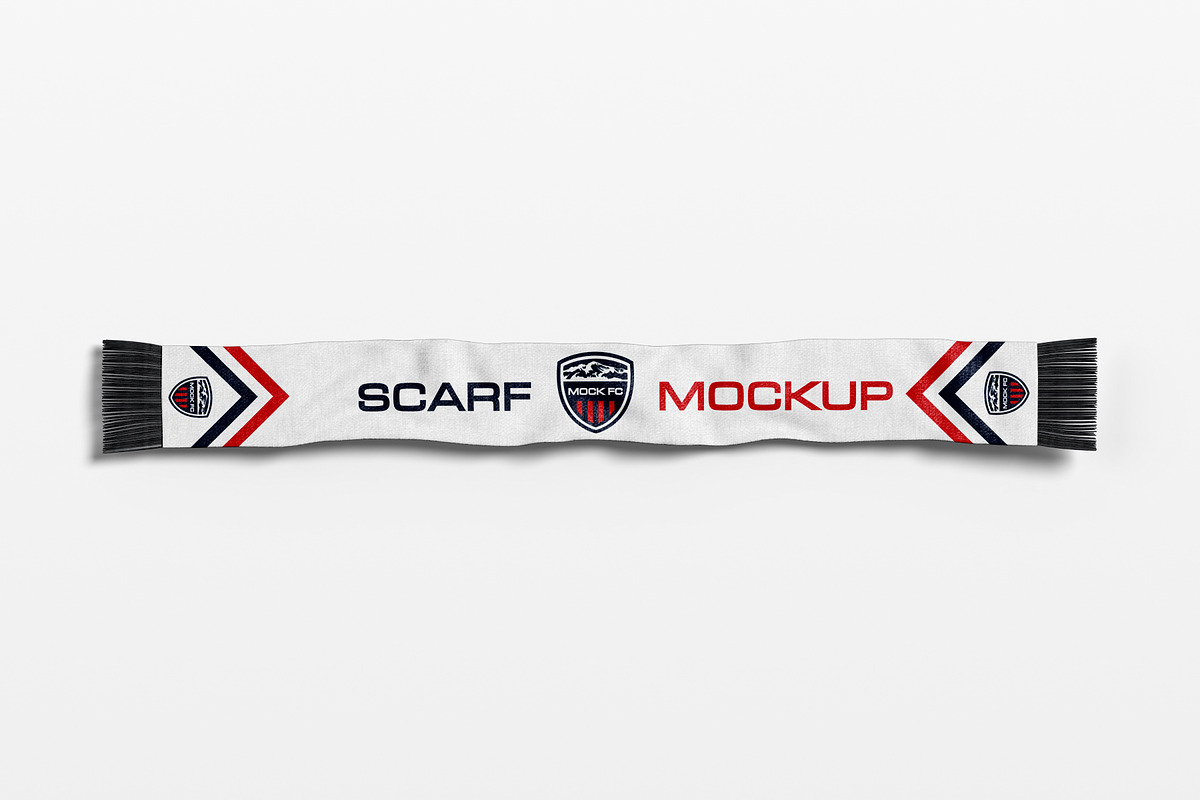 Scarf Football Mockup, a Merchandise Mockup by SLAB! Design (Photo 4 of 5)