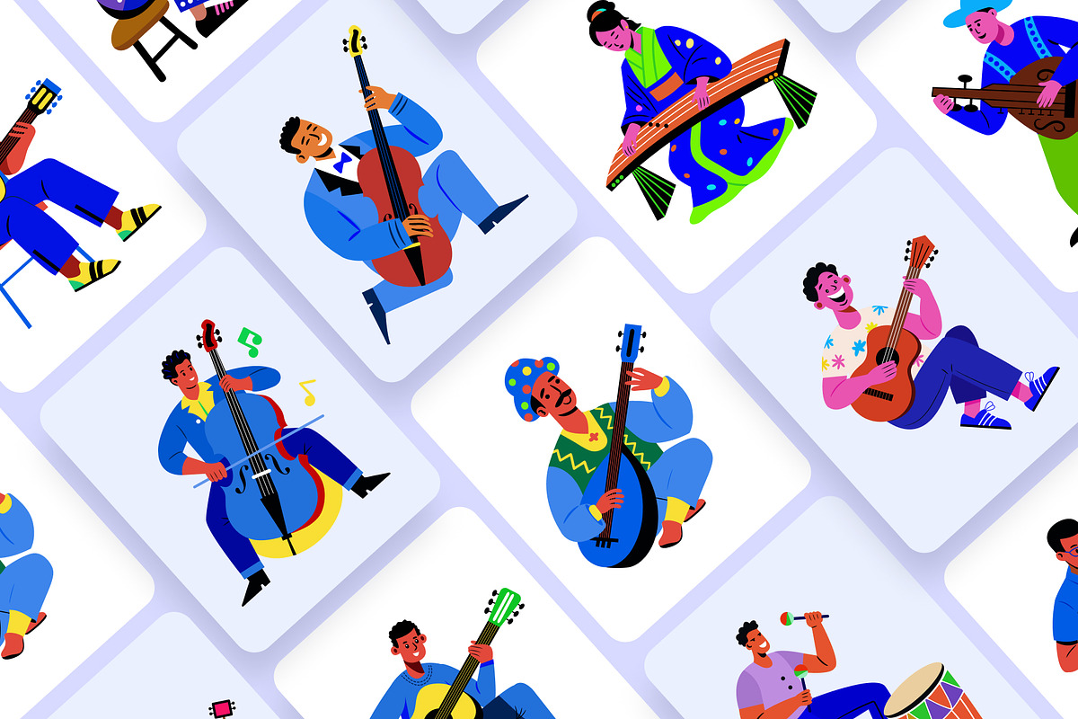 Music Vector Illustration Set, an Object Illustration by Creative Stall (Photo 6 of 8)