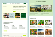 Agriculture Website Design, an UI Kit Template by Ahmed Rubel (Thumbnail 3 of 4)