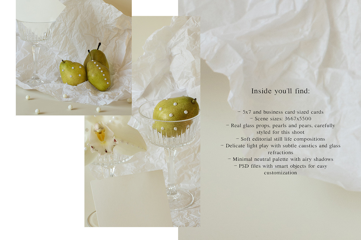 Poire de Lumière Stationery Mockups, a Product Mockup by Muse Mockups (Photo 4 of 16)