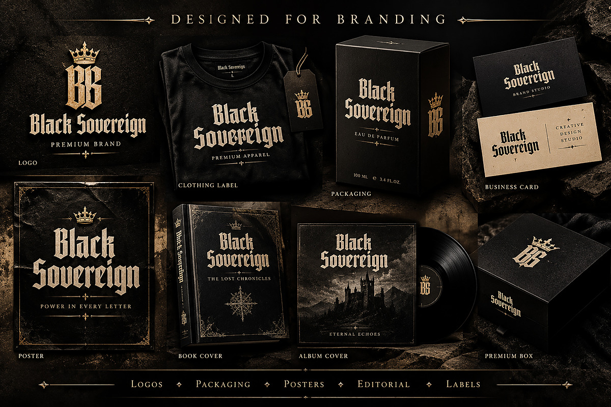 Black Sovereign, a Blackletter Font by Wow Magic (Photo 4 of 5)