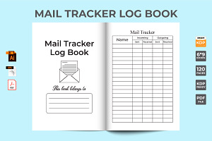 Mail Tracker Log Book KDP Interior