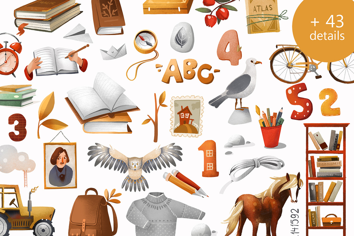 Tom's ADVENTURES (digital), an Education Illustration by Izobova (Photo 4 of 4)