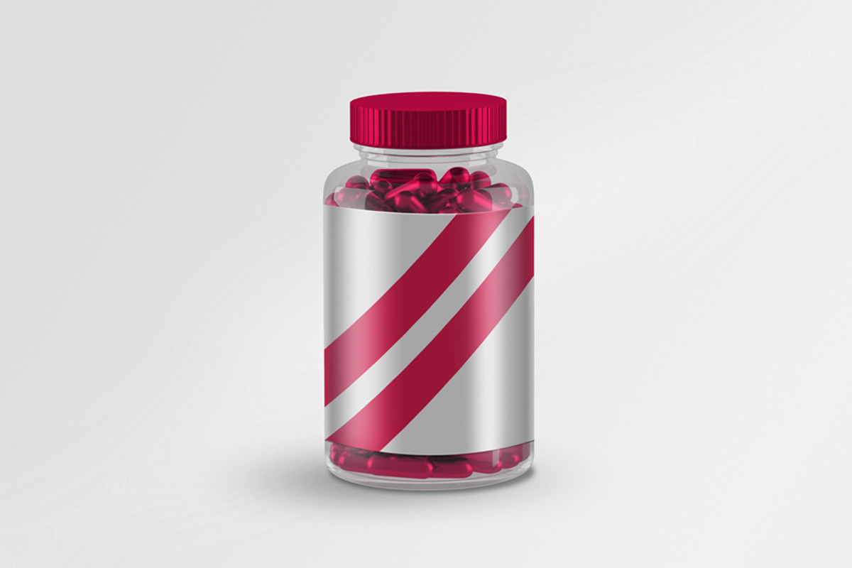 Vitamins Tablets Pills Bottle label, a Product Mockup by shaman (Photo 4 of 4)