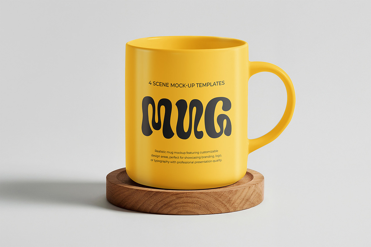 High Quality Mug Mockup, a Cups & Container Mockup by Nathatype (Photo 2 of 9)