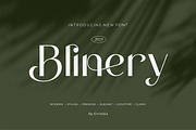 Blinery || Modern Sans Serif Font, a Sans Serif Font by Ermedia Studio (Thumbnail 1 of 10)