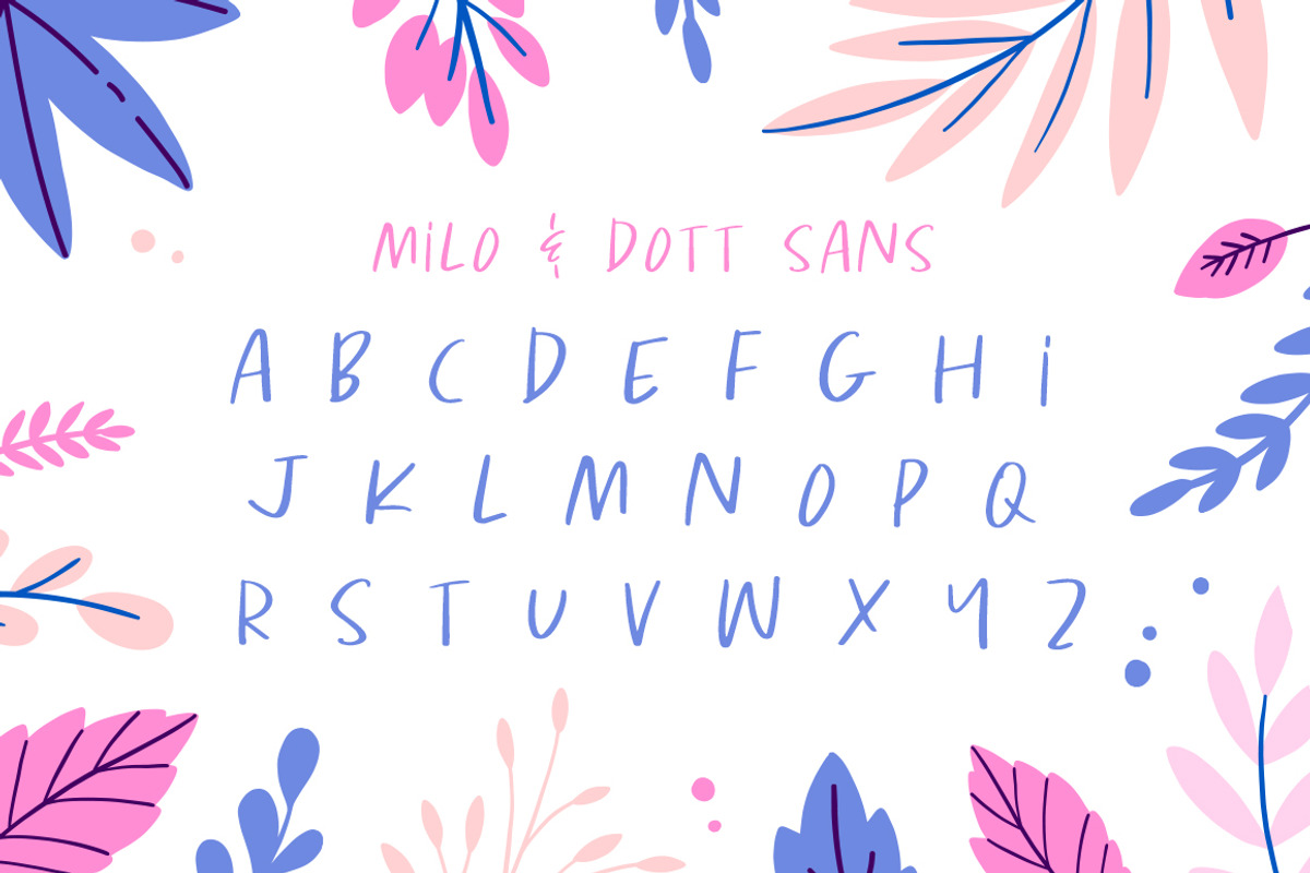 Milo & Dott Font Duo preview 7