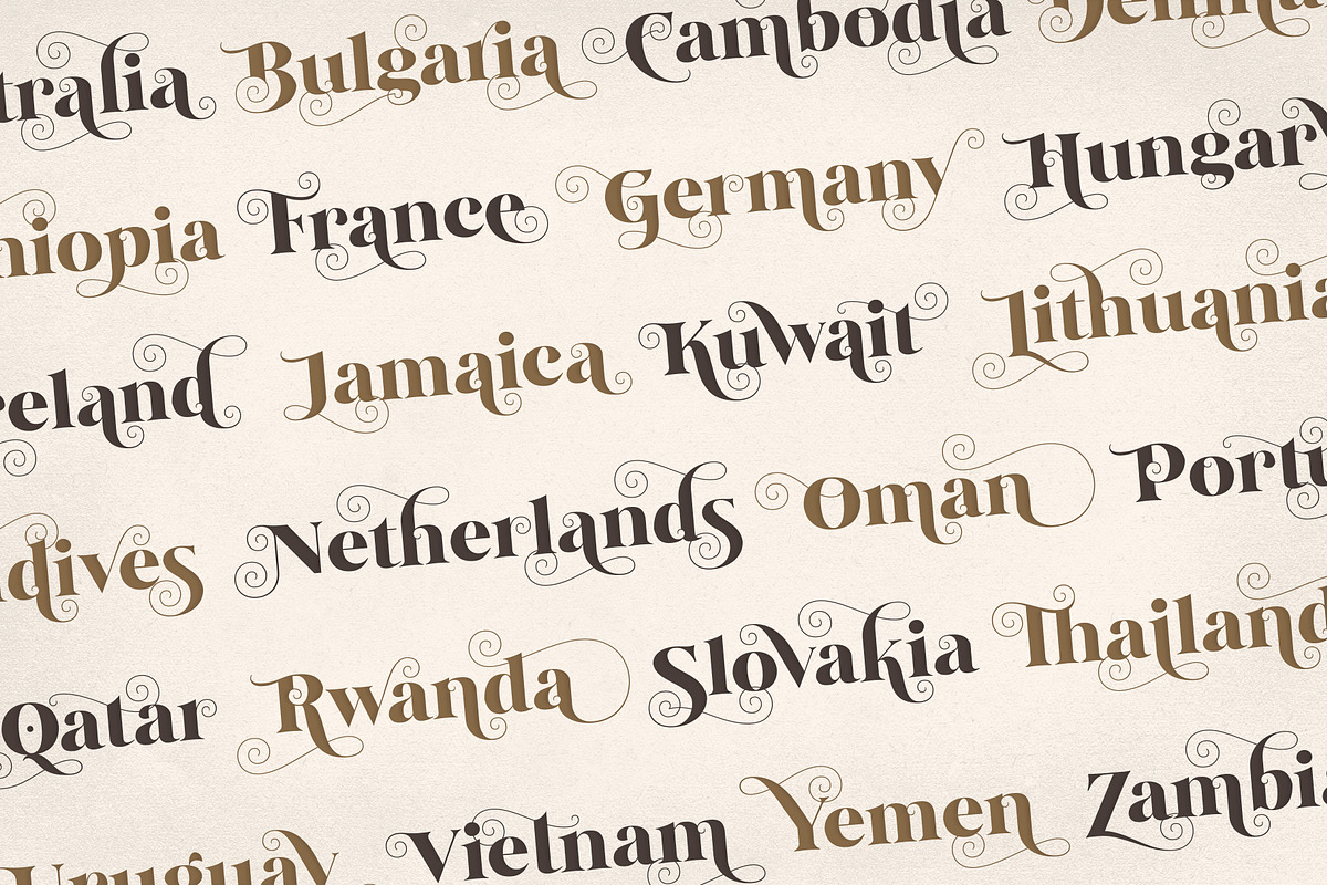 Reglona - High Contrast Serif, a Serif Font by iqbal habibi (Photo 5 of 14)