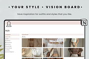 Wardrobe Manager Notion Template, an App Template by MondaySpark (Thumbnail 3 of 9)