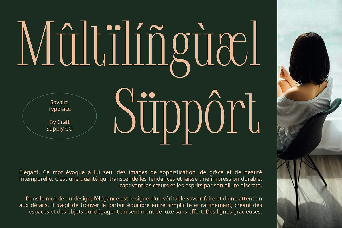 Savaira, a Serif Font by Craft Supply Co. (Photo 5 of 8)