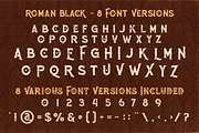 Roman Black - 8 Display Fonts, a Serif Font by JumboDesign (Thumbnail 4 of 8)