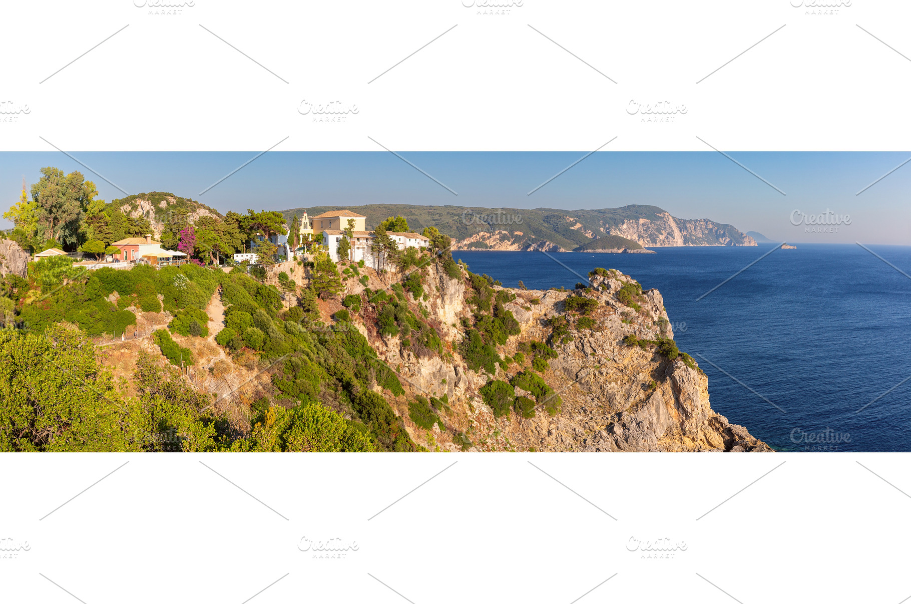 Theotokos Monastery on cliff in, a Nature Photo by kavalenkava