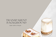 Watercolor Japanese Desserts &Coffee, a Decorative Illustration by ThaismotaCreativeCo (Thumbnail 7 of 7)