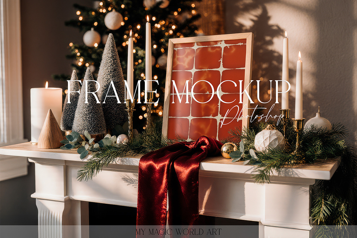 Christmas Frame Mockup Bundle 30+, a Product Mockup by EkaterinaViArt (Photo 3 of 8)