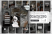 Life Coach Instagram Canva Templates, a Social Media Template by Cosmic Design (Thumbnail 1 of 7)