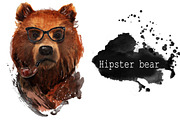 Set bear portraits .4 styles, an Animal Illustration by art_mouse (Thumbnail 3 of 5)