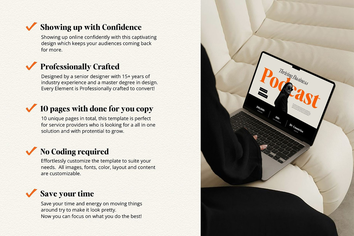 Showit Template for Business Coach, a Landing Page Template by Row Creative (Photo 3 of 10)