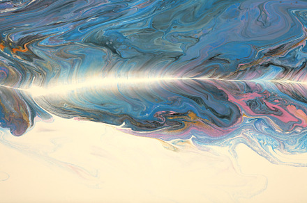 Abstract flow acrylic and watercolor, an Abstract Photo by Liliia Rudchenko