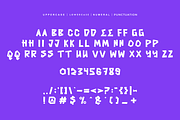 Funky Woshim - Retro Font, a Handwritten Font by QR Design Studio (Thumbnail 6 of 7)