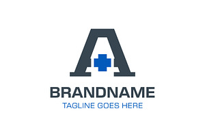 Letter A Plus Medical Health Logo, a Branding & Logo Template by Pray Art Design Studio
