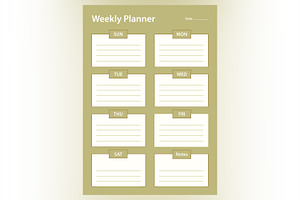 Weekly Planner Sheet Design-32